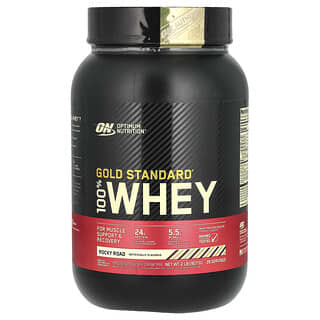 Optimum Nutrition, Gold Standard 100% Whey, Rocky Road, 907 g (2 lb)