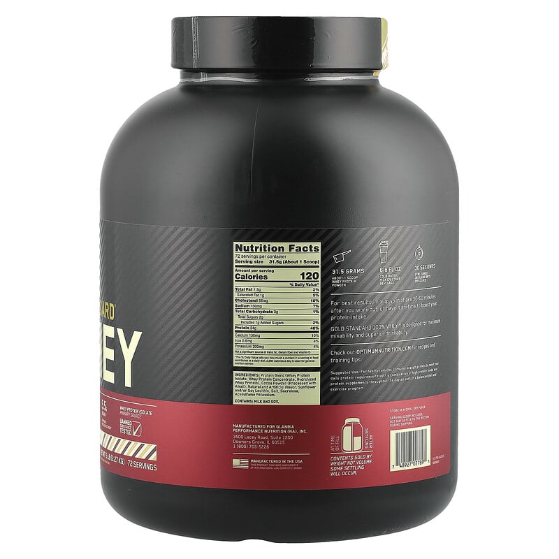 Gold Standard 100% Whey, сироватковий протеїн зі смаком