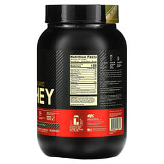 Optimum Nutrition, Gold Standard 100% Whey, сироватковий протеїн, подвійний шоколад, 907 г (2 фунта)