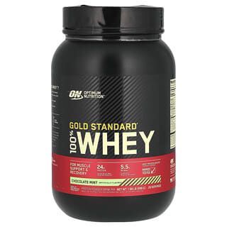 Optimum Nutrition, Gold Standard 100% Whey, Chocolate y menta, 898 g (1,98 lb)