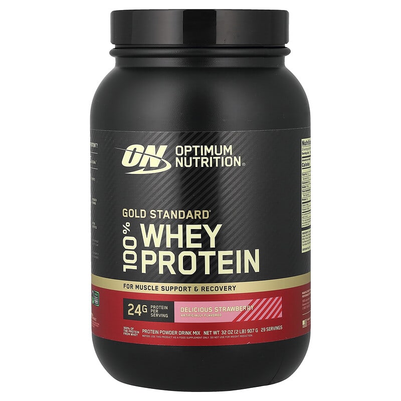ホエイ プロテイン ゴールドスタンダード デリシャスストロベリー 907g×2個 Gold Standard 100% Whey（ゴールドスタンダード100％ホエイ