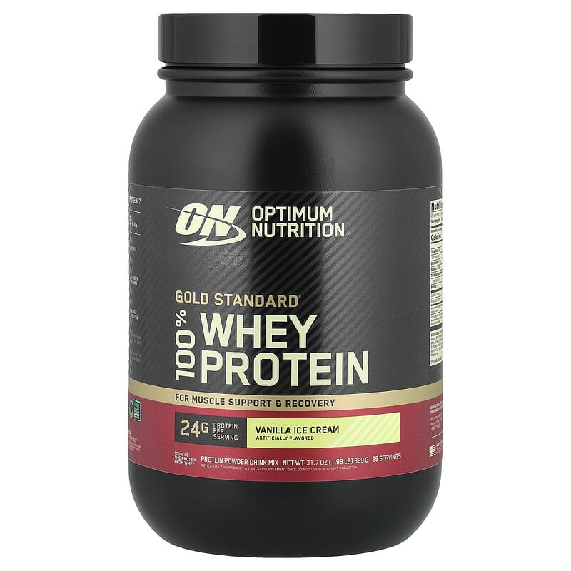 ★ ゴールドスタンダード バニラアイスクリーム ★ Gold Standard 100% Whey（ゴールドスタンダード100％ホエイ）、バニラ