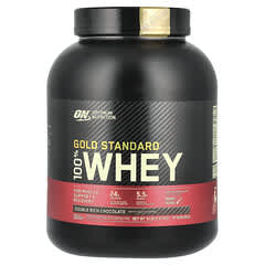 Optimum Nutrition, Gold Standard 100％ Whey（ゴールドスタンダード100％ホエイ）、ダブルリッチ チョコレート、2.27kg（5ポンド）