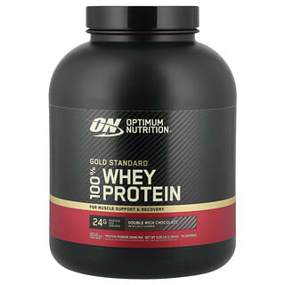 Optimum Nutrition, Gold Standard® 100% Whey, Double Rich Chocolate, 5 lb (2.27 kg)