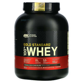 Optimum Nutrition, Gold Standard 100% Whey, doppio cioccolato, 2,27 kg