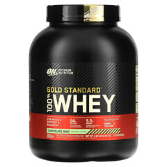 Optimum Nutrition, Gold Standard 100% Whey, Chocolate y menta, 2,24 kg (4,94 lb)
