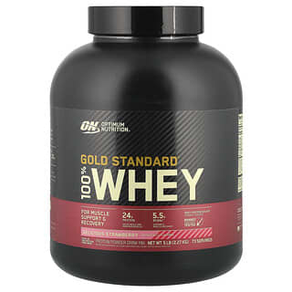 Optimum Nutrition, Gold Standard® 100% Whey, Delicious Strawberry, 5 lb (2.27 kg)