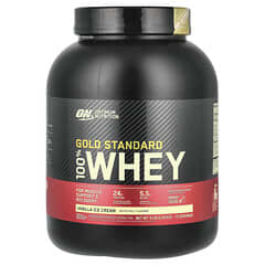 Gold Standard 100％ Whey（ゴールドスタンダード100％ホエイ）、バニラアイスクリーム、2.26kg（5