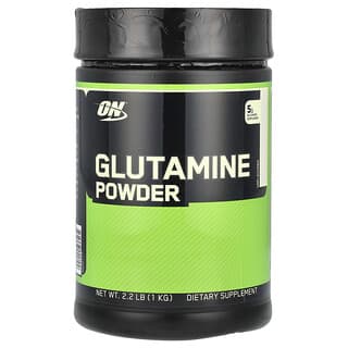 Optimum Nutrition, Glutamine Powder, Glutaminpulver, geschmacksneutral, 1 kg (2,2 lbs.)