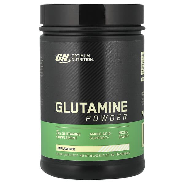 Optimum Nutrition, ผงกลูตามีน ไม่แต่งกลิ่นรส ขนาด 2.2 ปอนด์ (1 กก.)