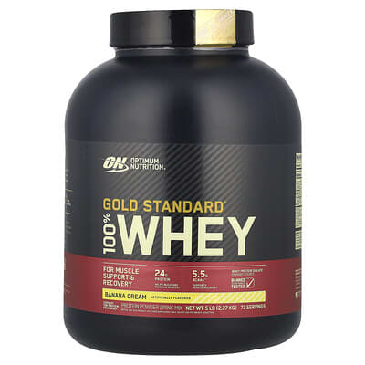 OptimumNutrition,GoldStandard®100%Whey,BananaCream,5lb(2.27kg)