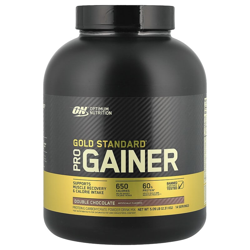 PRO GAINER（プロゲイナー）、ハイプロテインウェイトゲイナー、ダブルチョコレート、2.31kg（5.09ポンド）