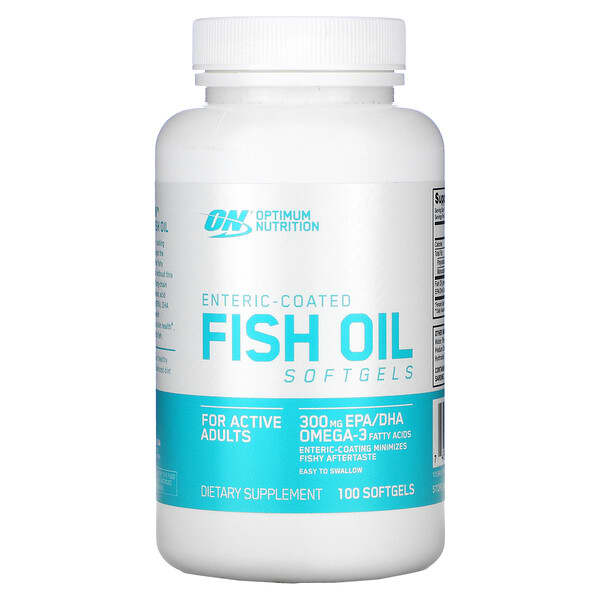 Optimum Nutrition, EntericCoated Fish Oil, 100 Softgels