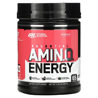 Optimum Nutrition, ESSENTIAL AMIN.O. ENERGY, арбуз, 585 г (1,29 фунта)