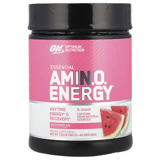 Optimum Nutrition, Énergie, acides aminés essentiels, goût pastèque, 585 g (1,29 lbs)