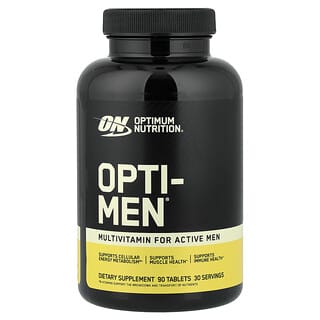 Optimum Nutrition, Opti-Men®, Multivitamines pour hommes actifs, 90 comprimés