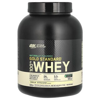 Optimum Nutrition, Gold Standard 100% Whey, с натуральным ароматизатором со вкусом ванили, 2,18 кг (4,8 фунта)