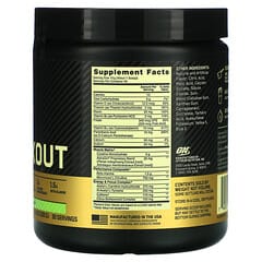 Optimum Nutrition, Gold Standard（ゴールドスタンダード）Pre-Workout（プレワークアウト）、グリーンアップル、300g（10.58オンス）