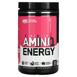 Optimum Nutrition, ESSENTIAL AMIN.O. ENERGY,  Juicy Strawberry Burst, 9.5 oz (270 g)