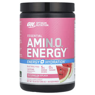 Optimum Nutrition, Essential Amin.O. Energy®, Sabor a sandía, 285 g (10,05 oz)