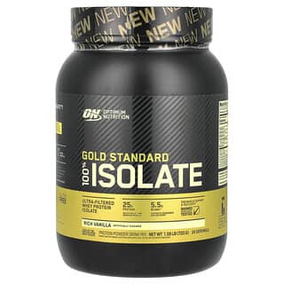 Optimum Nutrition, Gold Standard 100% Isolado, Rico em Baunilha, 720 g (1,58 lb)
