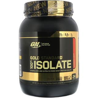 Optimum Nutrition, Gold Standard 100% Isolate, Strawberry Cream, 1.58 lb (720 g)