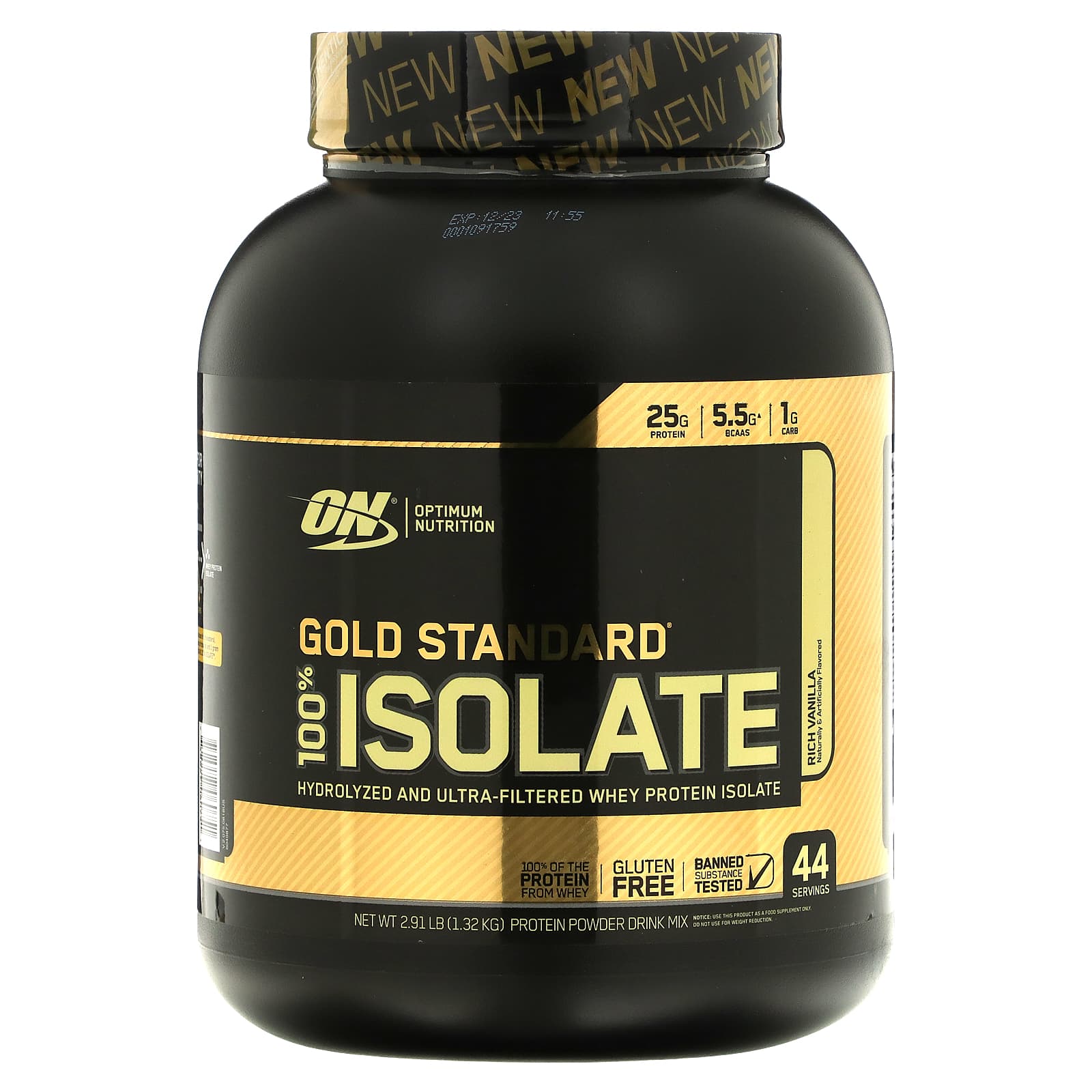 Протеин 22. Изолят Optimum Nutrition Gold Standard 100 isolate. Optimum Nutrition, Gold Standard 100% isolate, Rich Vanilla, 1.58 lb (720 g). Lbs Productions.