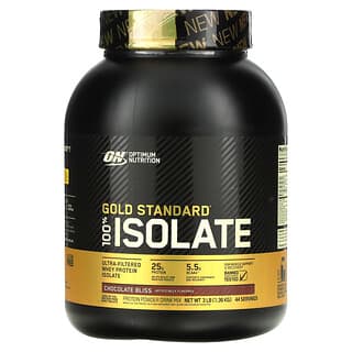 Optimum Nutrition, Gold Standard 100% Isolate, Aislado al 100 %, Bendición de chocolate, 1,36 kg (3 lb)