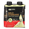 Gold Standard Protein Shake, Vanilla, 4 Cartons, 11 fl oz (325 ml) Each