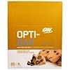 Opti-Riegel Proteinriegel mit hohem Proteingehalt, mit dem Geschmack von Chocolate-Chip-Cookieteig, 12 Stück - je 60 g