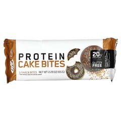 Optimum Nutrition, Protein Cake Bites, Chocolate Frosted Donut, 9 Bars, 2.29 oz (65 g) Each (Discontinued Item) 