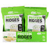 Protein Ridges, Sour Cream, 10 Bags, 1.38 oz (39 g) Each