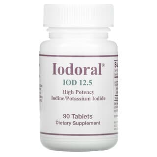 Optimox Corporation, Iodoral, Iodine/Potassium Iodide, 90 Tablets