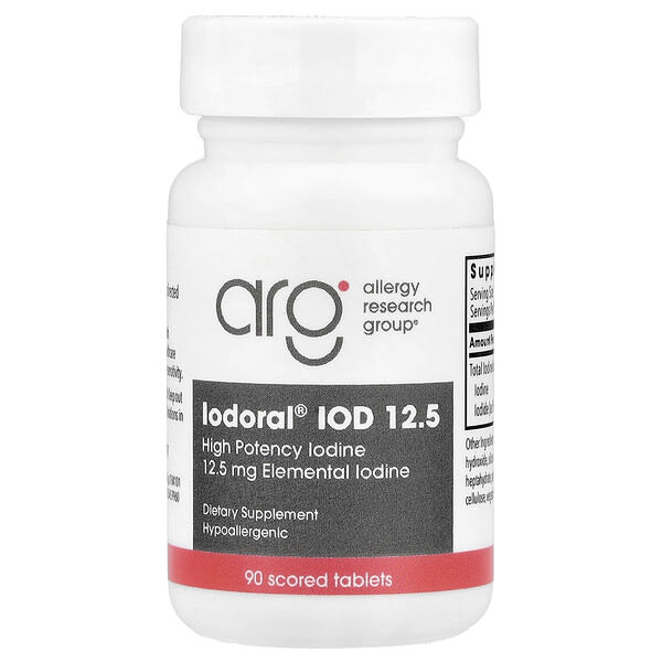 Iodoral® IOD 12.5, High Potency Iodine, 90 Scored Tablets
