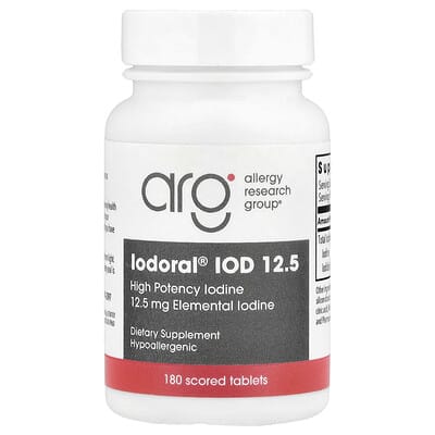 Optimox, Iodoral® IOD 12.5, 12.5 mg, 180 Scored Tablets