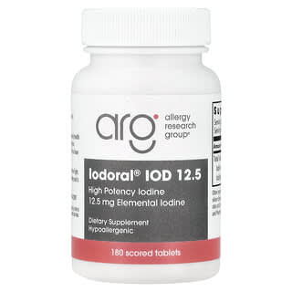 Optimox, Iodoral®, IOD 12,5, 12,5 mg, 180 comprimés