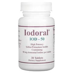 Optimox Corporation, Iodoral, IOD-50, 50 mg, 30 Tablets