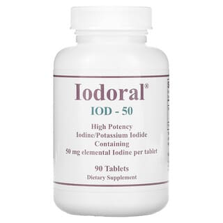Optimox, Iodoral, 50 mg, 90 Comprimidos