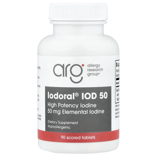 Optimox, Iodoral® IOD 50, 50mg, 분할선이 있는 정제 90정