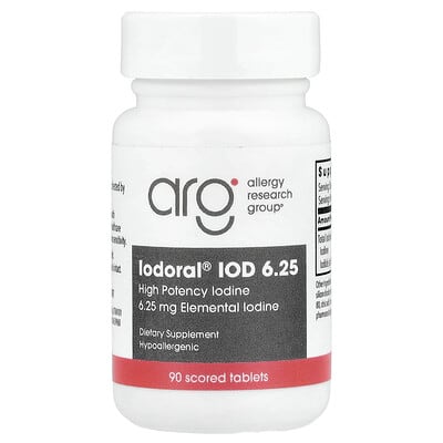 Optimox, Iodoral® IOD 6.25, 90 Scored Tablets