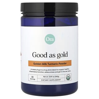 Ora, Dobré jako zlato, zlatý mléčný kurkuma v prášku, 365 g