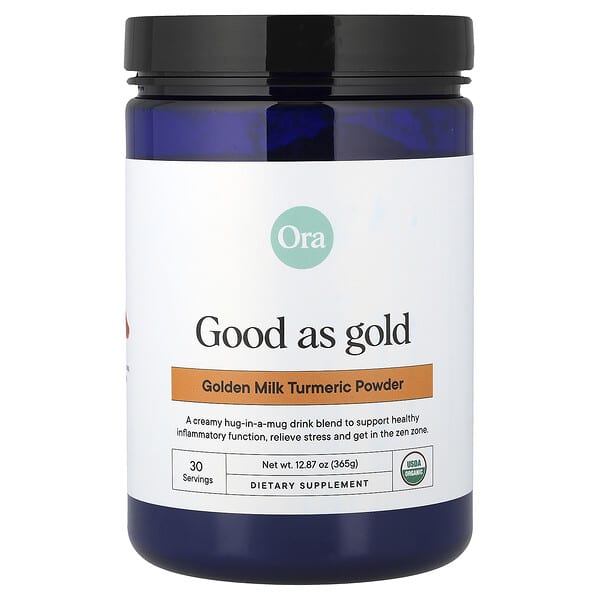 Ora, Good As Gold, Golden Milk Turmeric Powder, 12.87 oz (365 g)