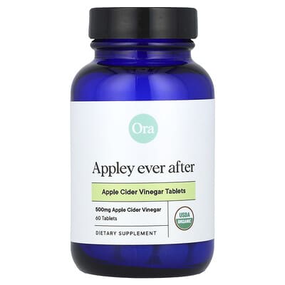 Ora, Appley Ever After, Apple Cider Vinegar, 60 Tablets