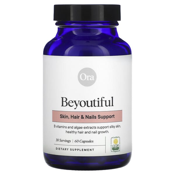 Beyoutiful, Skin, Hair & Nails Support, 60 Capsules