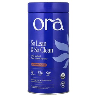 Ora, So Lean & So Clean, Protein Makanan Kaya Nutrisi dari Tanaman, Cokelat, 650 g (22,9 ons)