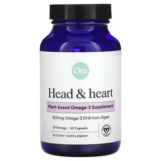 Ora, Head & Heart, 250 mg, 60 Capsules