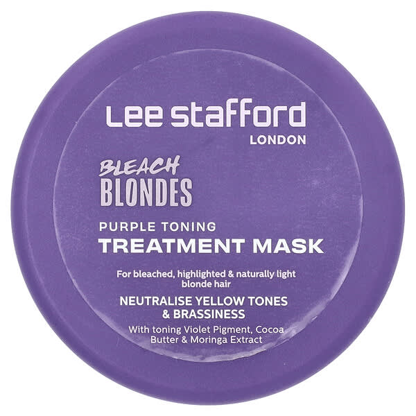 Lee Stafford, Bleach Blondes，紫色護理髮膜，6.7 液量盎司（200 毫升）