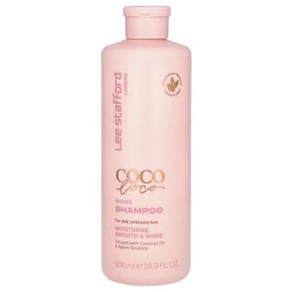 Lee Stafford, Coco Loco, Shine Shampoo, glänzendes Shampoo, für stumpfes, glanzloses Haar, 500 ml (16,9 fl. oz.)