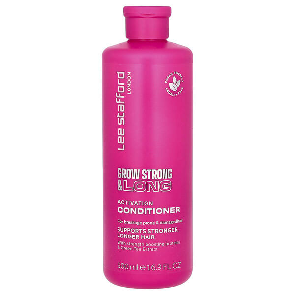 Lee Stafford, Grow Strength & Long, 액티베이션 컨디셔너, 끊어짐 및 손상 모발용, 500ml(16.9fl oz)