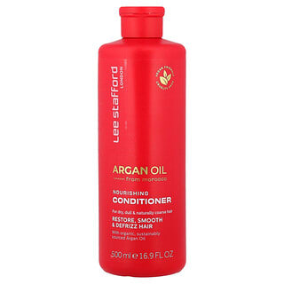 Lee Stafford, Perapi Berkhasiat Minyak Argan, Untuk Rambut Kering, Kusam & Kasar Semulajadi, 16.9 fl oz (500 ml)